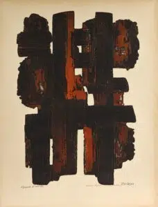 Eau-forte IX - Soulages