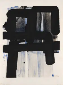 Sérigraphie n°2 - Soulages