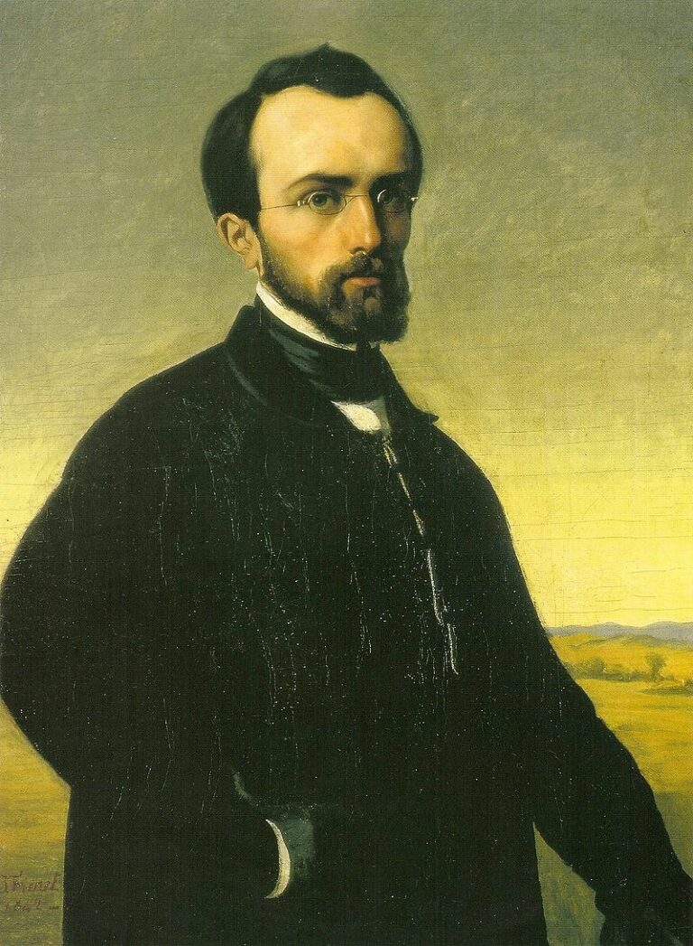 Autoportrait - Jean Baptiste Frénet - Peintre et photographe