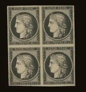Collection de timbres poste