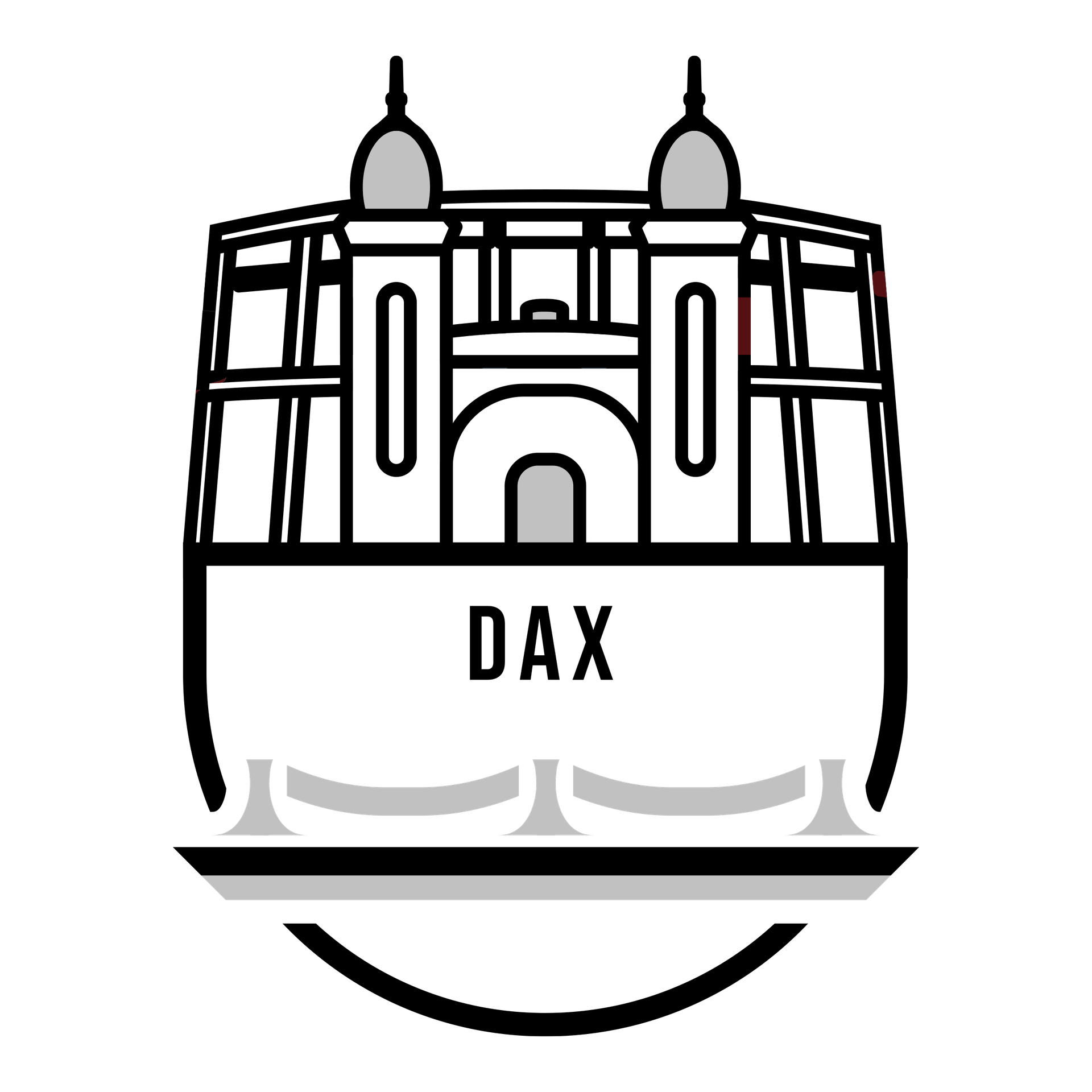 illustration ville Dax