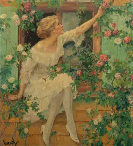 Edward Cucuel (1875-1954) Wild roses