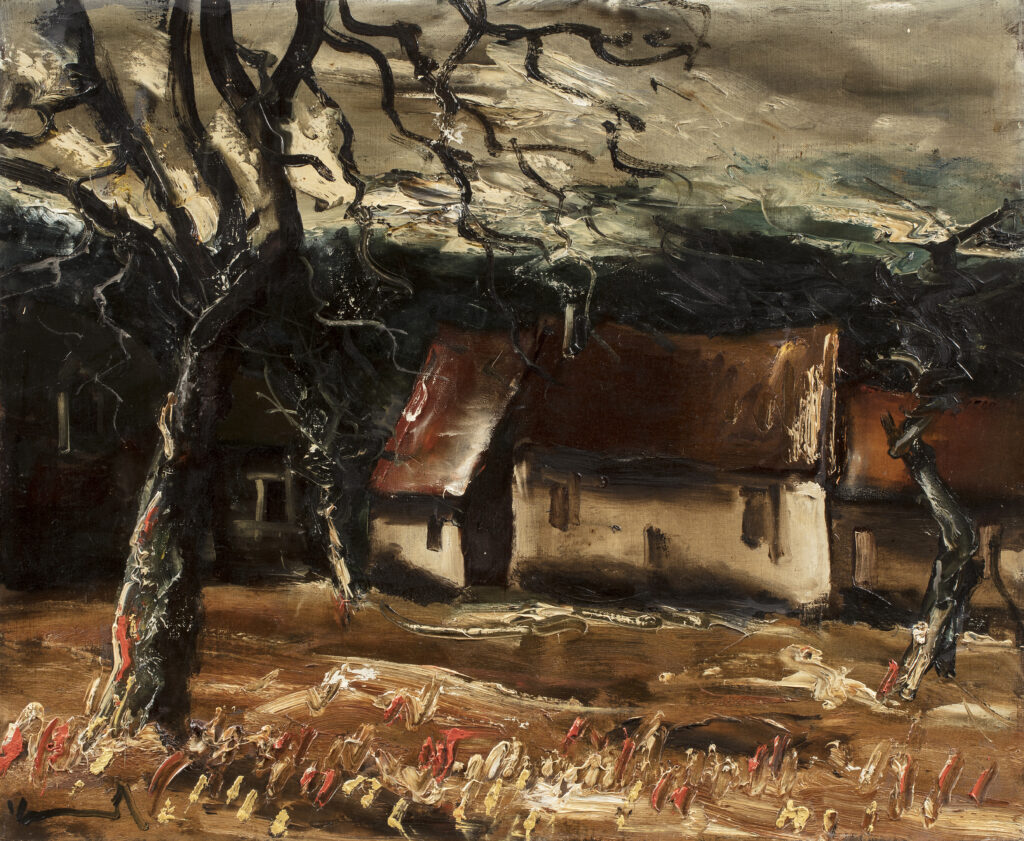 Maurice de VLAMINCK Chaumière sous l’orage