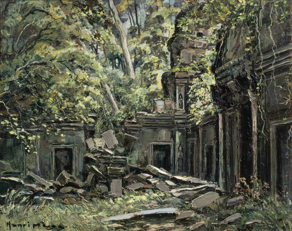 HENRI MÈGE (1904-1984) Ruines d'Angkor