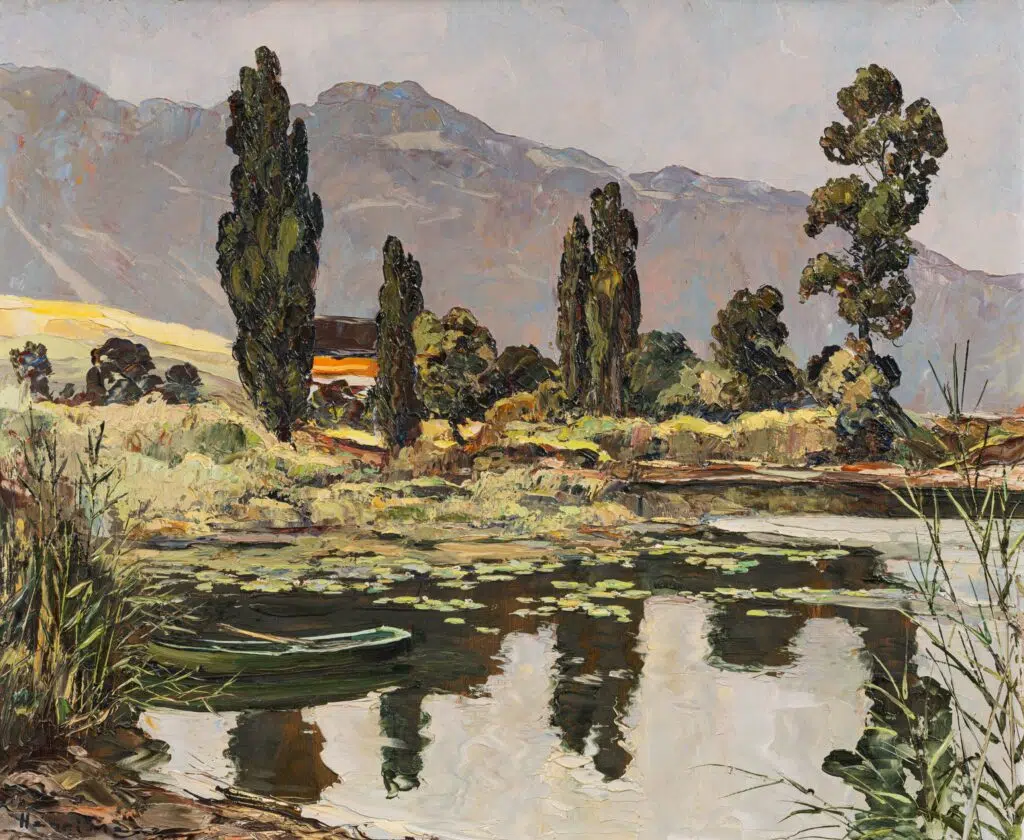 HENRI MÈGE (1904-1984) Matinée à la baie de Grésine
