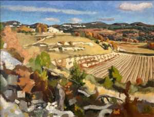 Joseph Inguimberty (1896-1971) - Vue de champs en Provence