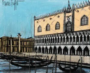 Bernard BUFFET Le Palais des Doges, 1983