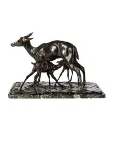 R. Bugatti La biche et ses faons