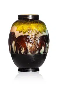 Estimation "Arts Nouveau & Arts Décoratif" et expertise de cette œuvre de "Émile Gallé" proposer a la vente par notre cabinet d'expertise et adjugé 42 000 €