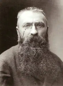Expertise des œuvre de l'artiste et présentation de celui-ci, photo portrait de l'artiste "Auguste Rodin"