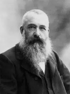 Expertise des œuvre de l'artiste et présentation de celui-ci, photo portrait de l'artiste "Claude Monet"