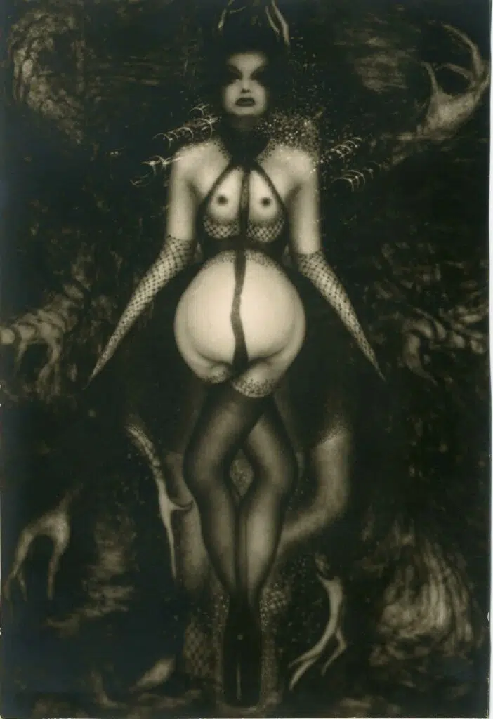 Pierre MOLINIER (1900-1976) Hanel 2, planche 51 du Chaman, 1968