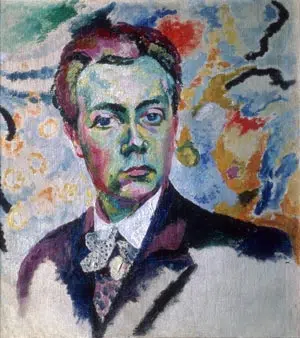 Expertise des œuvre de l'artiste et présentation de celui-ci, autoportrait de l'artiste "Robert Delaunay"