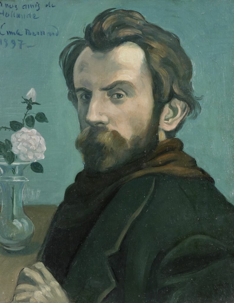 Expertise des œuvre de l'artiste et présentation de celui-ci, autoportrait de l'artiste "Émile Bernard" (1897)