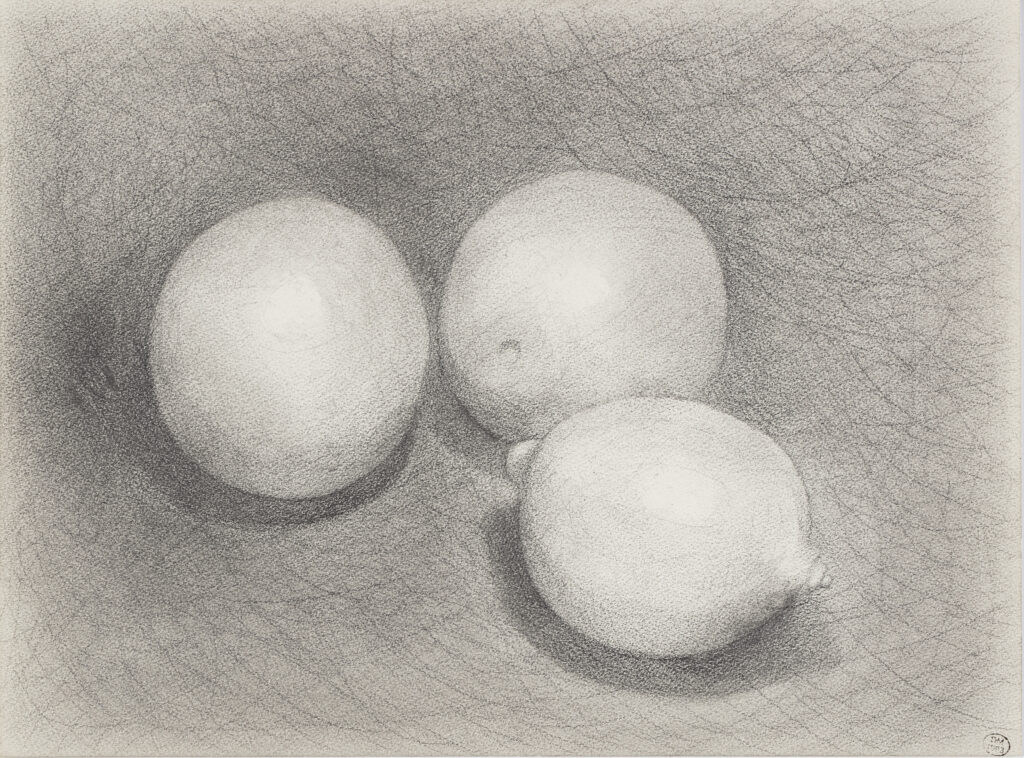 Dora MAAR (1907-1997) Nature morte aux cirtons