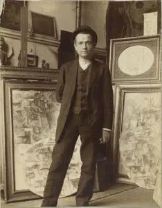 Expertise des œuvre de l'artiste et présentation de celui-ci, photo portrait de l'artiste "Auguste Herbin"