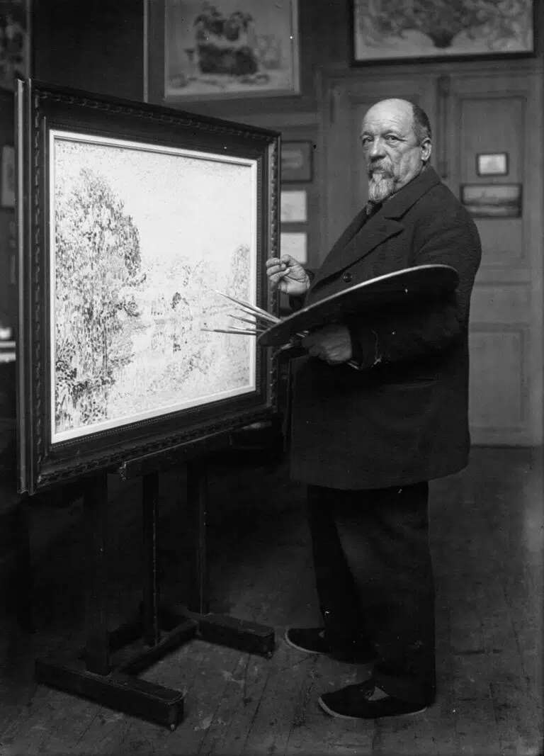 Expertise des œuvre de l'artiste et présentation de celui-ci, photo portrait de l'artiste "Paul Signac" de 1923