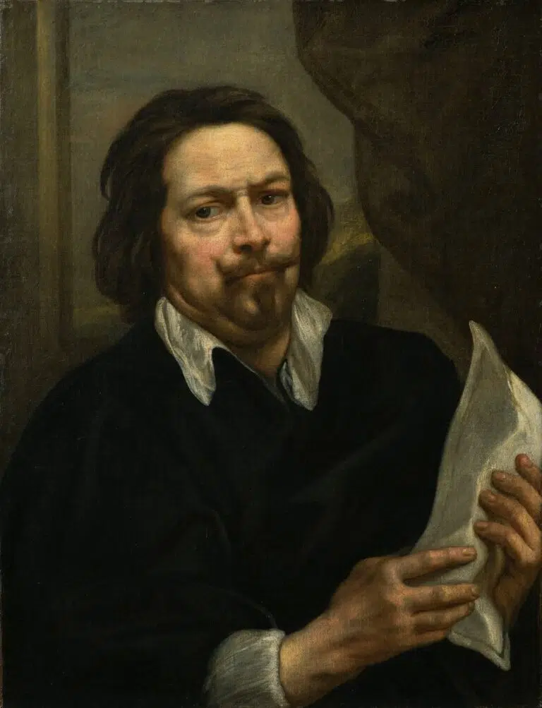 Expertise des œuvre de l'artiste et présentation de celui-ci, autoportrait de l'artiste "Jacob jordaens"