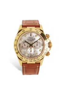 Estimation de ce bijou "Rolex" model "Oyster perpetual - Daytona" estimée et proposée par notre cabinet, adjugée 10 500 €