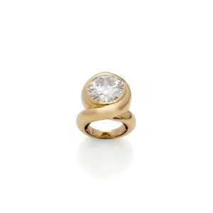 Estimation de ce bijoux, "René BOIVIN" bague en or jaune, estimée et proposée par notre cabinet, adjugée 53 000 €