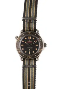 Estimation d'une montre signée Omega, Seamaster 007 "No Time To die", adjugé 4 000 €