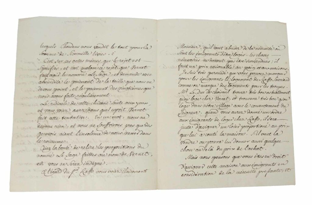 Estimation "Livres & Manuscrit" et expertise de cette lettre de "Voltare" proposer a la vente par notre cabinet d'expertise et adjugé 2 050 €, v3