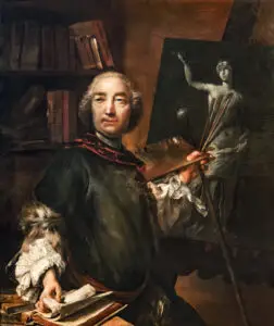 Expertise des œuvre de l'artiste et présentation de celui-ci, portrait de l'artiste "Luigi Crespi "