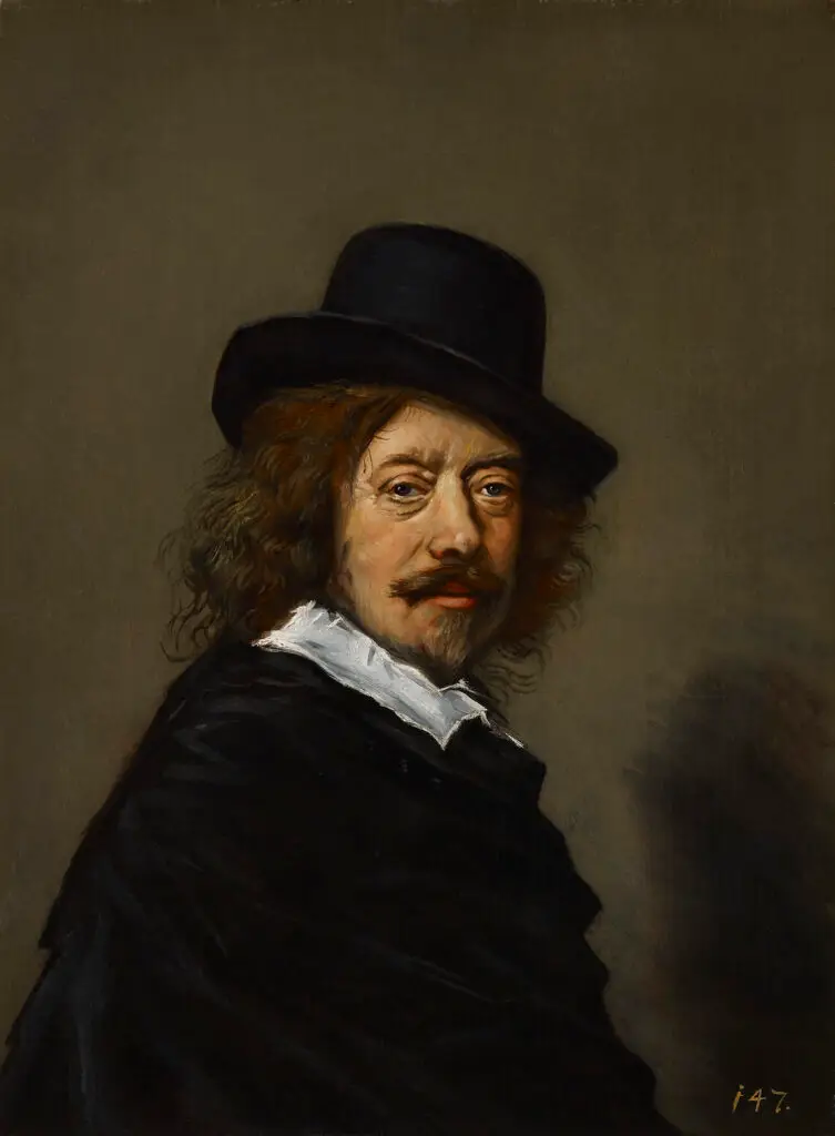 Expertise des œuvre de l'artiste et présentation de celui-ci, autoportrait de l'artiste "Frans Hals"