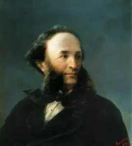 Expertise des œuvre de l'artiste et présentation de celui-ci, portrait de l'artiste "Ivan Aïvazovsky"