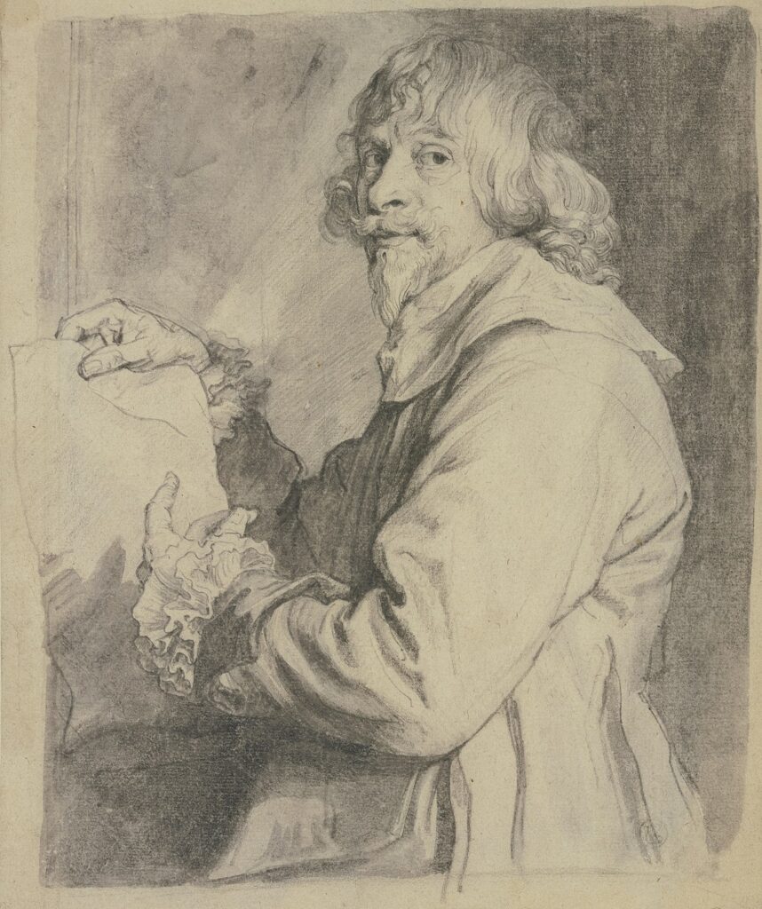 Expertise des œuvres de l'artiste et présentation de celui-ci, autoportrait de l’artiste de Hendrik II Van Steenwijk