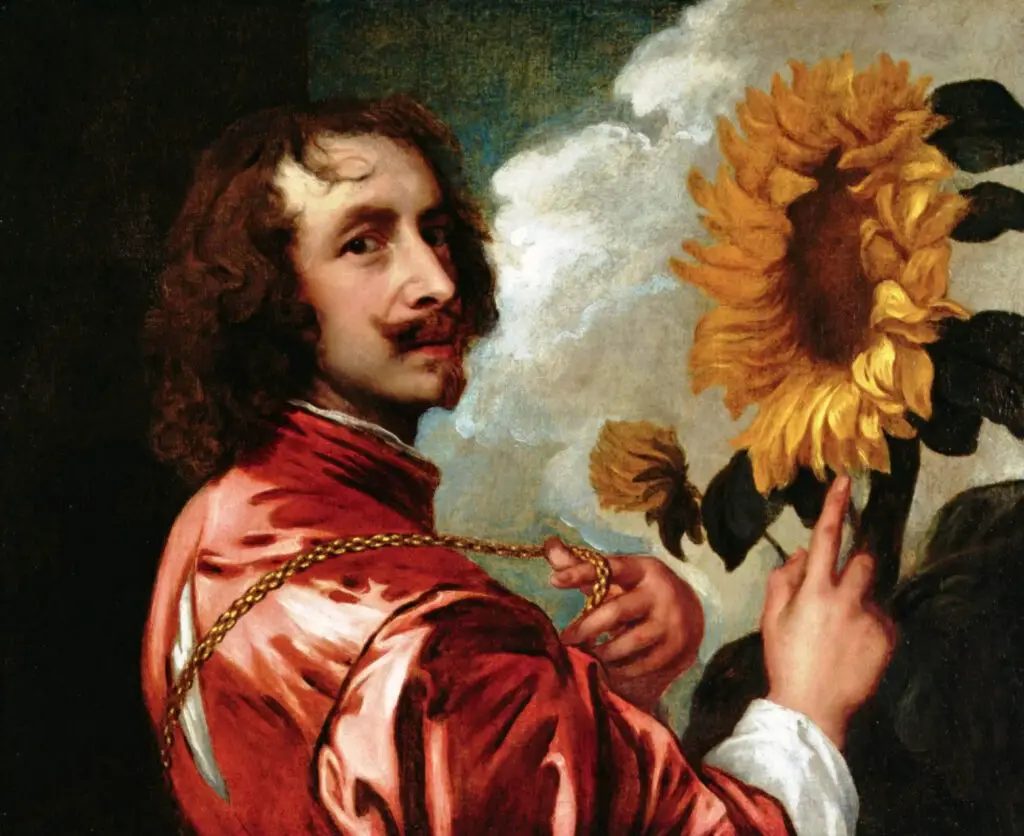 Expertise des œuvre de l'artiste et présentation de celui-ci, autoportrait de l'artiste "Antoine van Dyck"