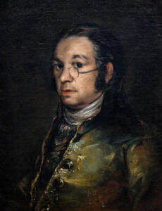 Expertise des œuvre de l'artiste et présentation de celui-ci, autoportrait de l'artiste "Francisco Goya"