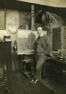 Expertise des œuvre de l'artiste et présentation de celui-ci, portrait photographique de l'artiste "Charles Atamian"