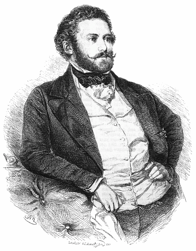 Expertise des œuvres de l'artiste et présentation de celui-ci, autoportrait de l'artiste "Eduard Hildebrandt"