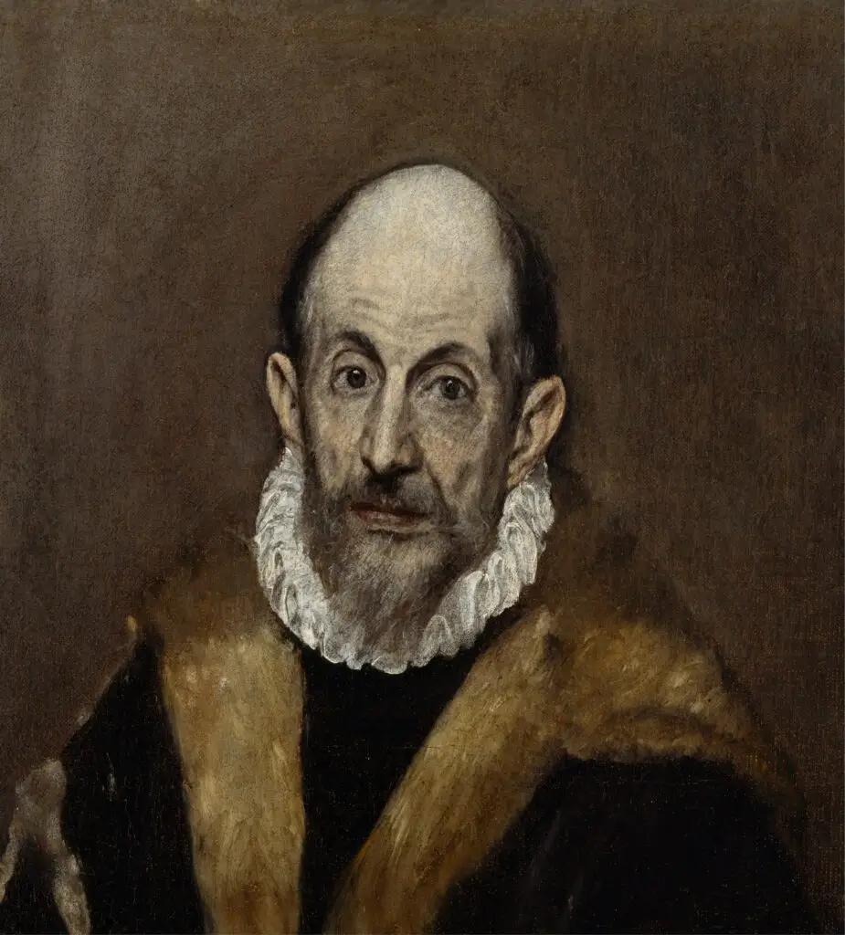 Expertise des œuvre de l'artiste et présentation de celui-ci, autoportrait de l'artiste "El Greco"