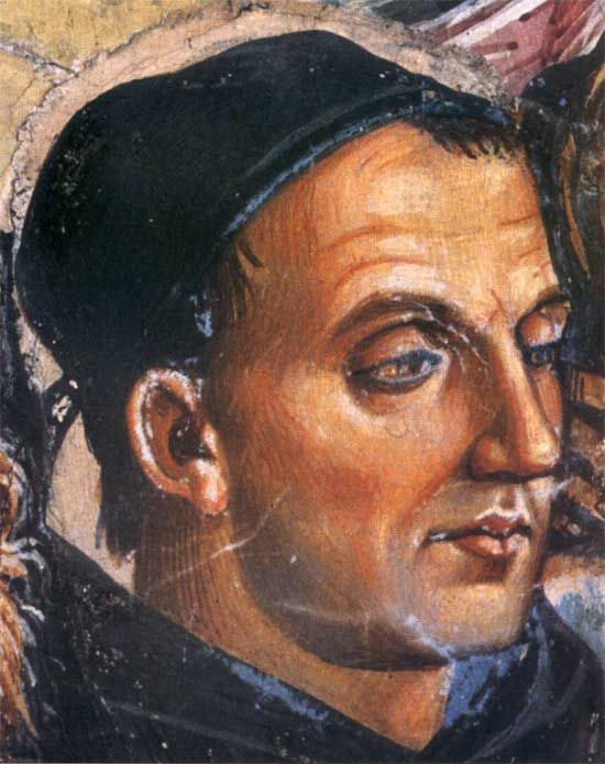 Expertise des œuvre de l'artiste et présentation de celui-ci, portrait photographique de l'artiste "Fra Angelico" en couleur