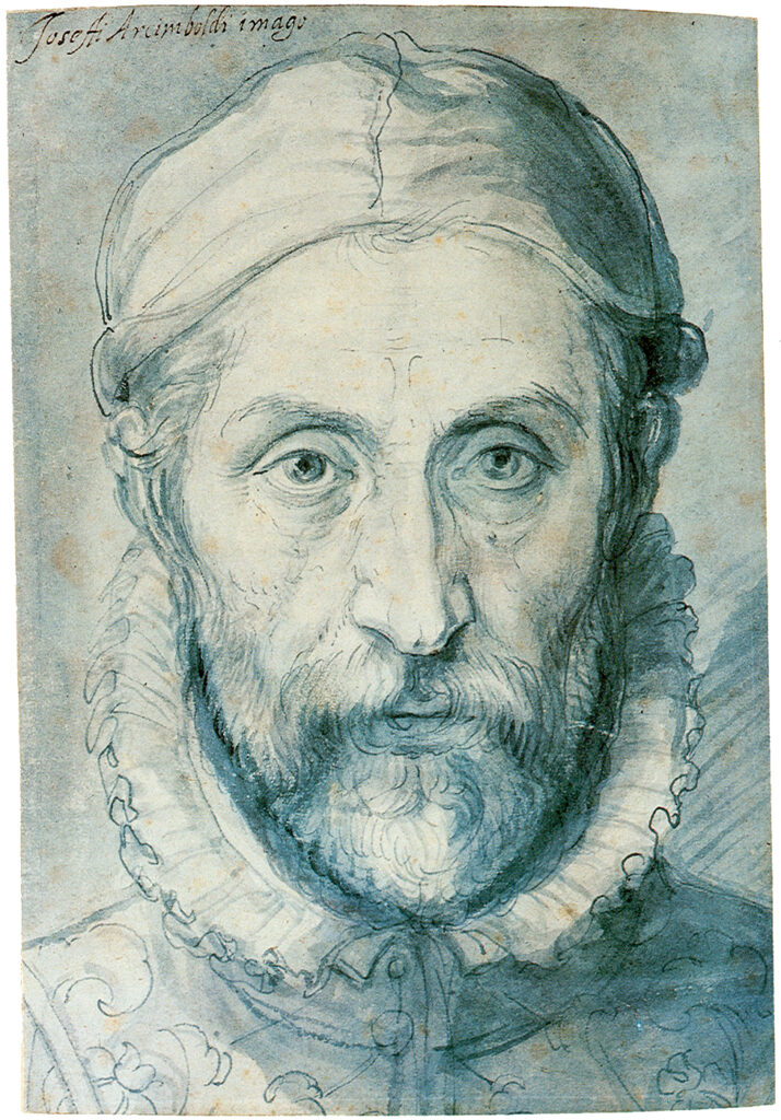 Expertise des œuvres de l'artiste et présentation de celui-ci, autoportrait de l'artiste "Giuseppe Arcimboldo"
