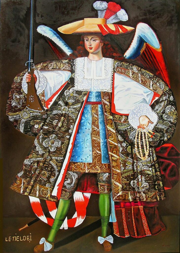 Expertise des œuvres de l'artiste et présentation de celui-ci, “Ange Letiel” de l’artiste "Maître de Calamarca”