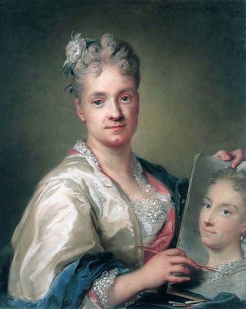Expertise des œuvres de l'artiste et présentation de celui-ci, “Autoportrait avec portrait de sa sœur”(1709 ou 1715) de Rosalba Carriera (1673-1757)