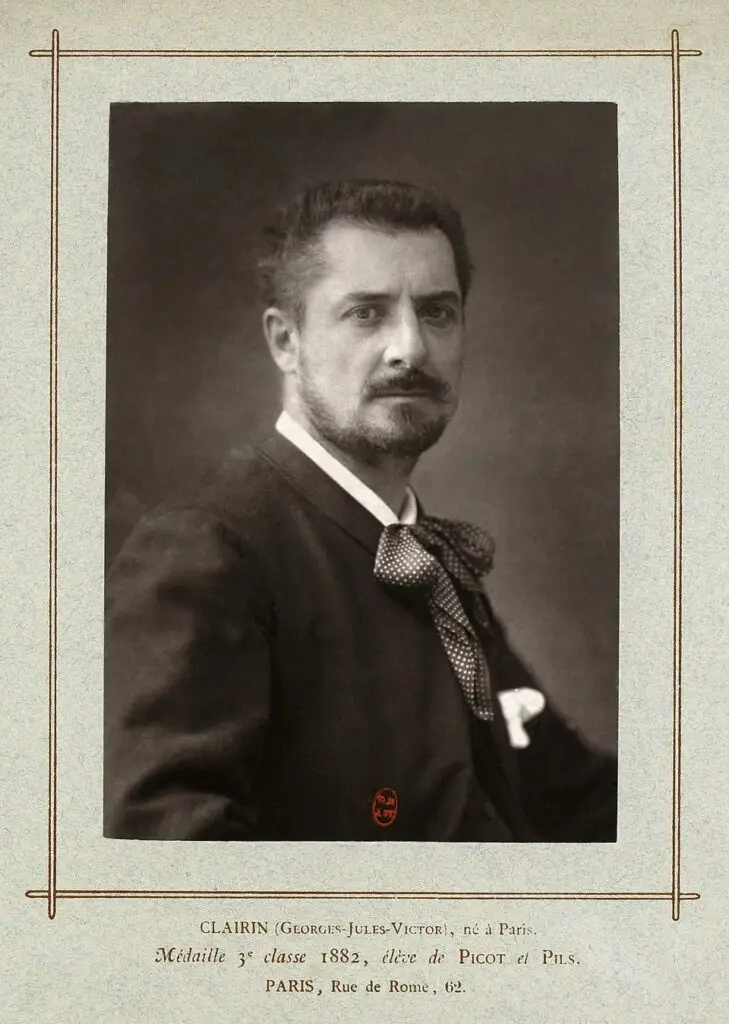 Expertise des œuvres de l'artiste et présentation de celui-ci, “Georges Clairin” (1882) photographié par Anatole Louis Godet (1839-1887)