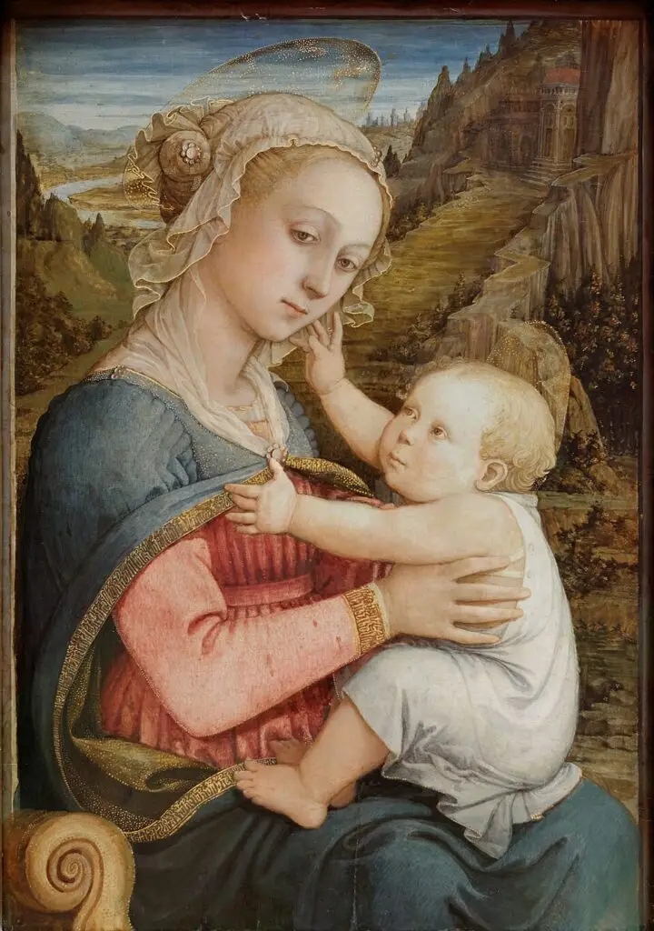 Expertise des œuvres de l'artiste et présentation de celui-ci, oeuvre "Vierge à l’Enfant” (1465) de Filippo Lippi (1406-1469)