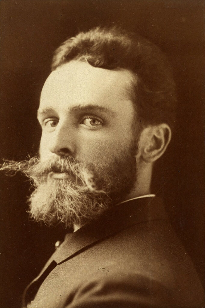 Expertise des œuvres de l'artiste et présentation de celui-ci, portrait photographique de l'artiste " John White Alexander"