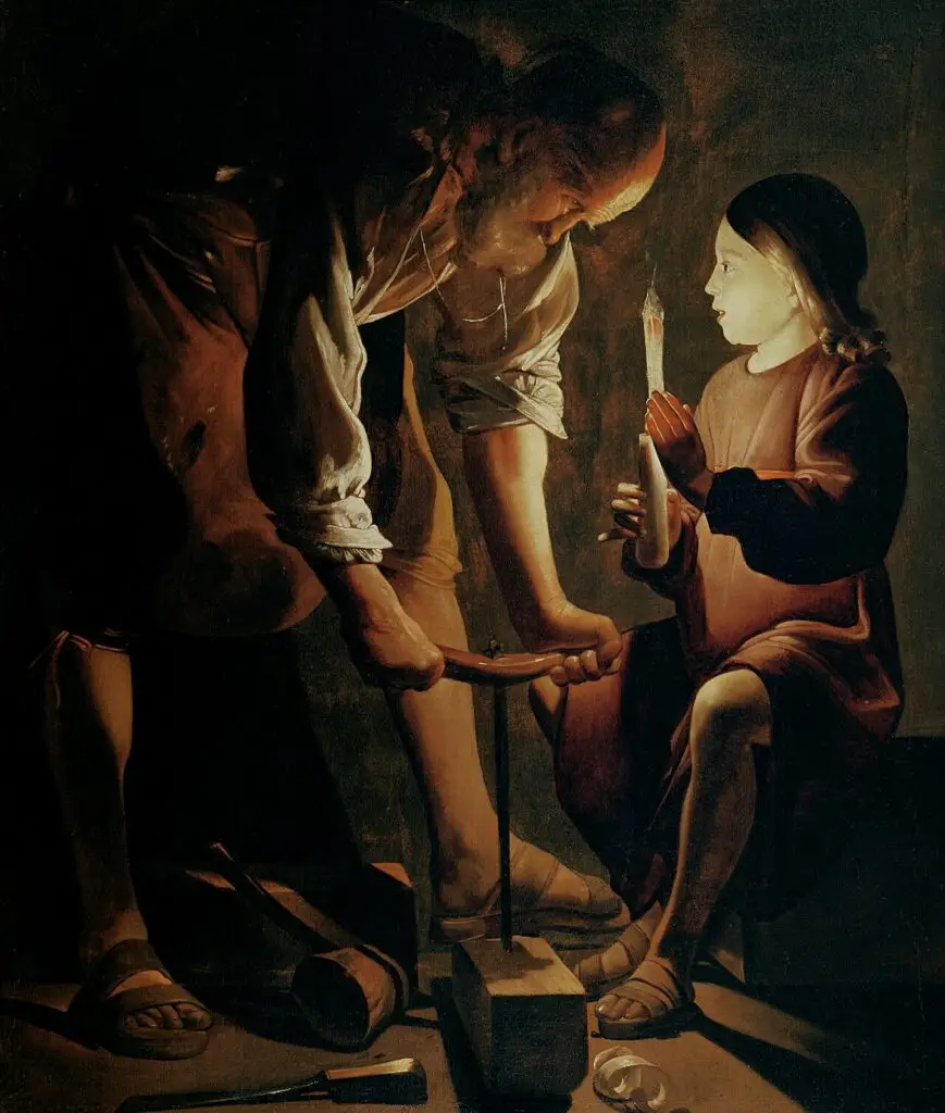 Expertise des œuvre de l'artiste et présentation de celui-ci, portrait photographique de l'artiste "Georges de La Tour" en couleur