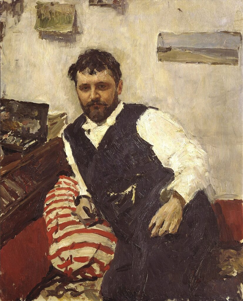 Expertise des œuvre de l'artiste et présentation de celui-ci, portrait de l'artiste "Constantin Korovine"
