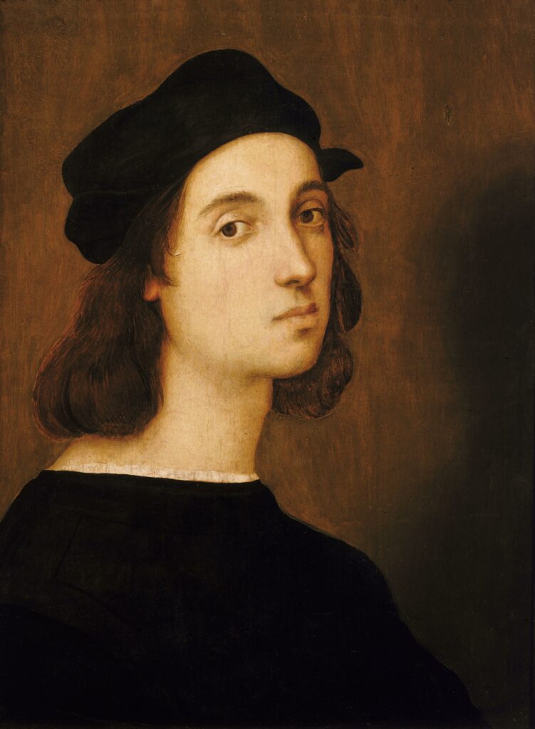 Expertise des œuvre de l'artiste et présentation de celui-ci, autoportrait de l'artiste "Raphaël"