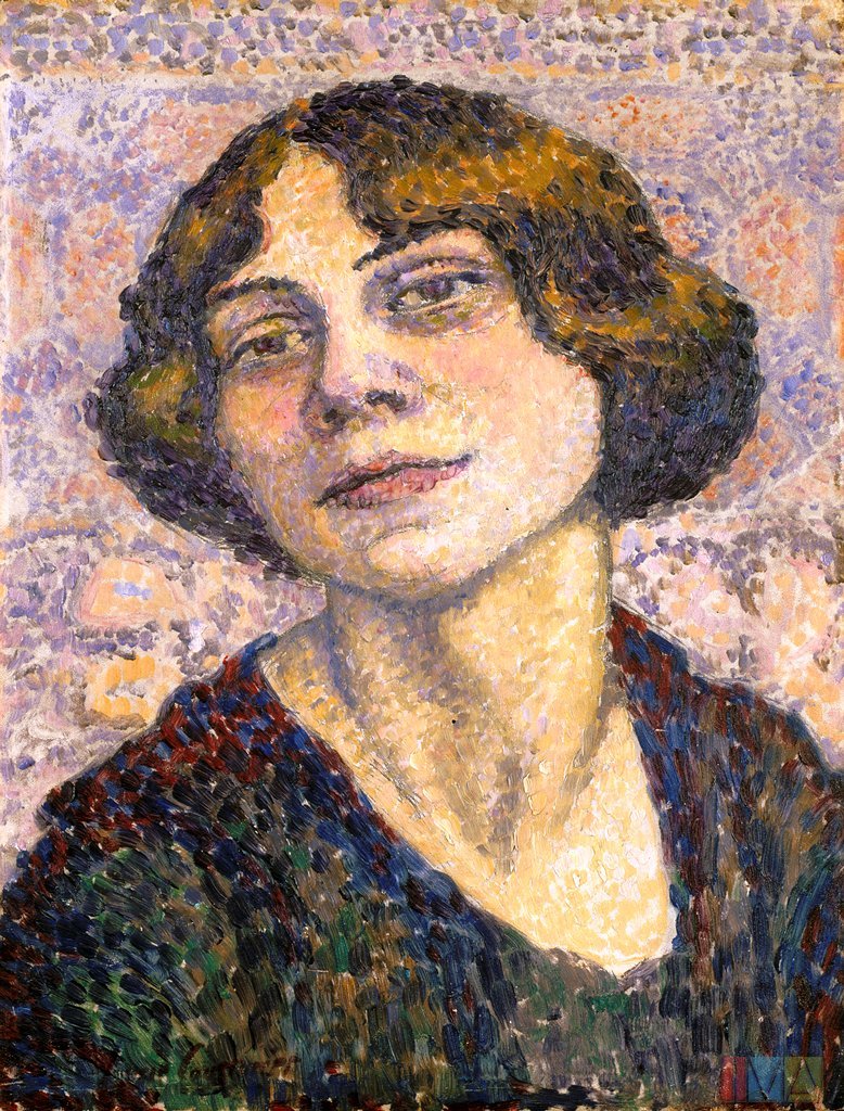 Expertise des œuvre de l'artiste et présentation de celui-ci, autoportrait de l'artiste "Lucie Cousturier"