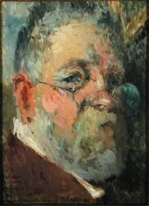 Expertise des œuvre de l'artiste et présentation de celui-ci, portrait de l'artiste "Albert Lebourg"