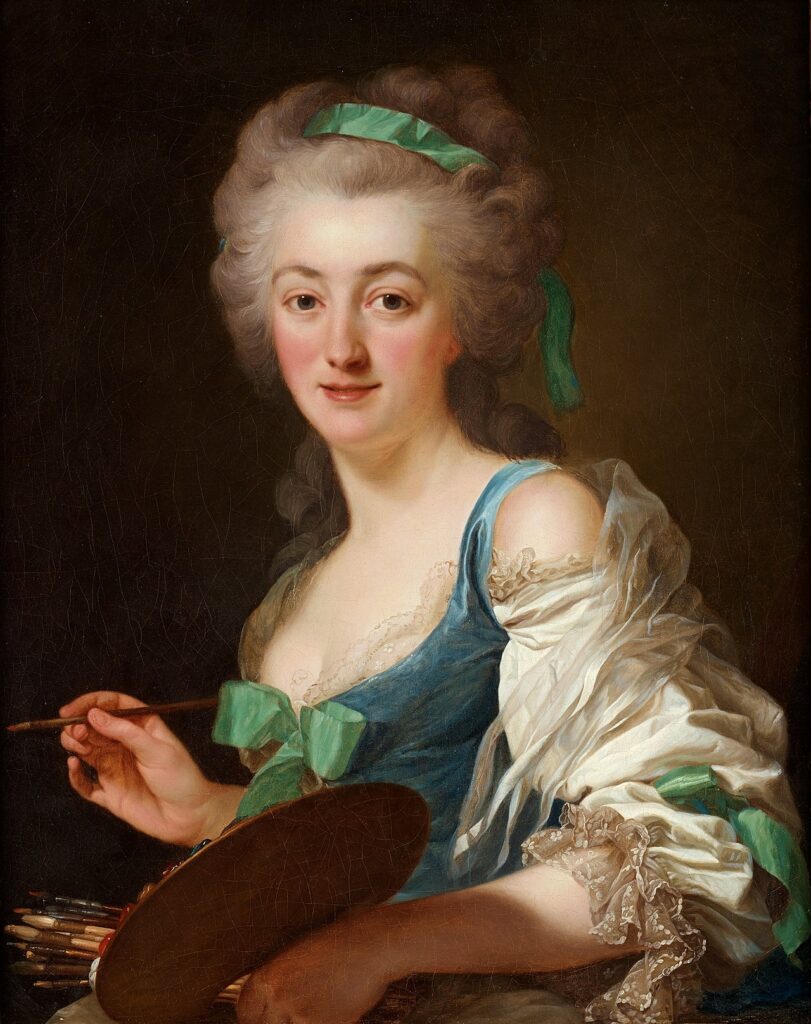 Expertise des œuvre de l'artiste et présentation de celui-ci, portrait de l'artiste "Anne Vallayer-Coster"