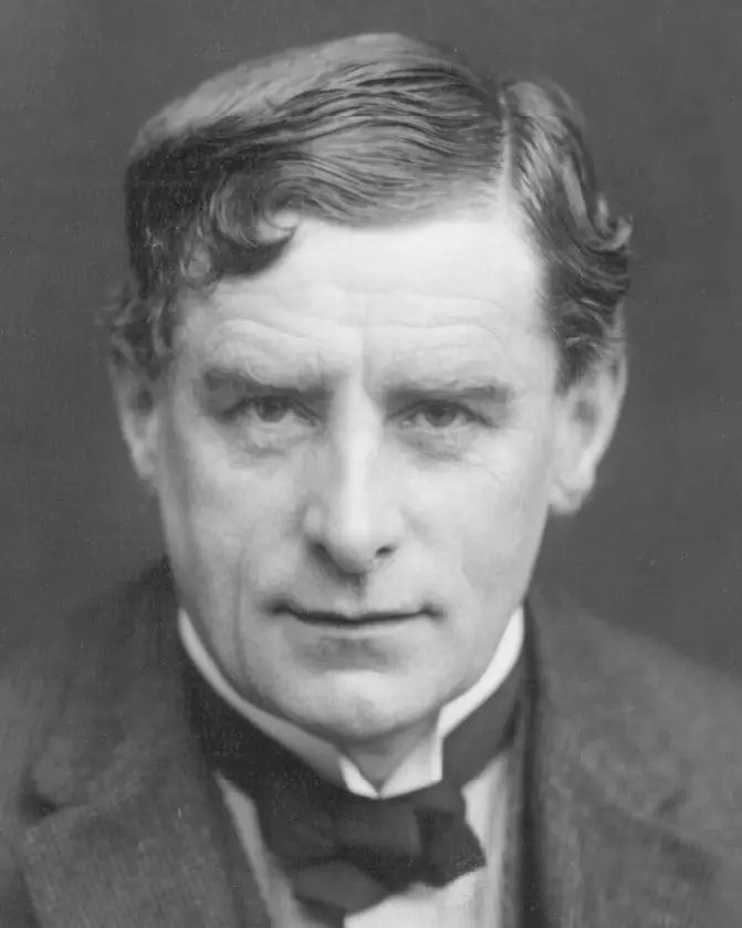 Expertise des œuvres de l'artiste et présentation de celui-ci, portrait photographique de l'artiste "Walter Sickert (1860-1942)" en noir et blanc