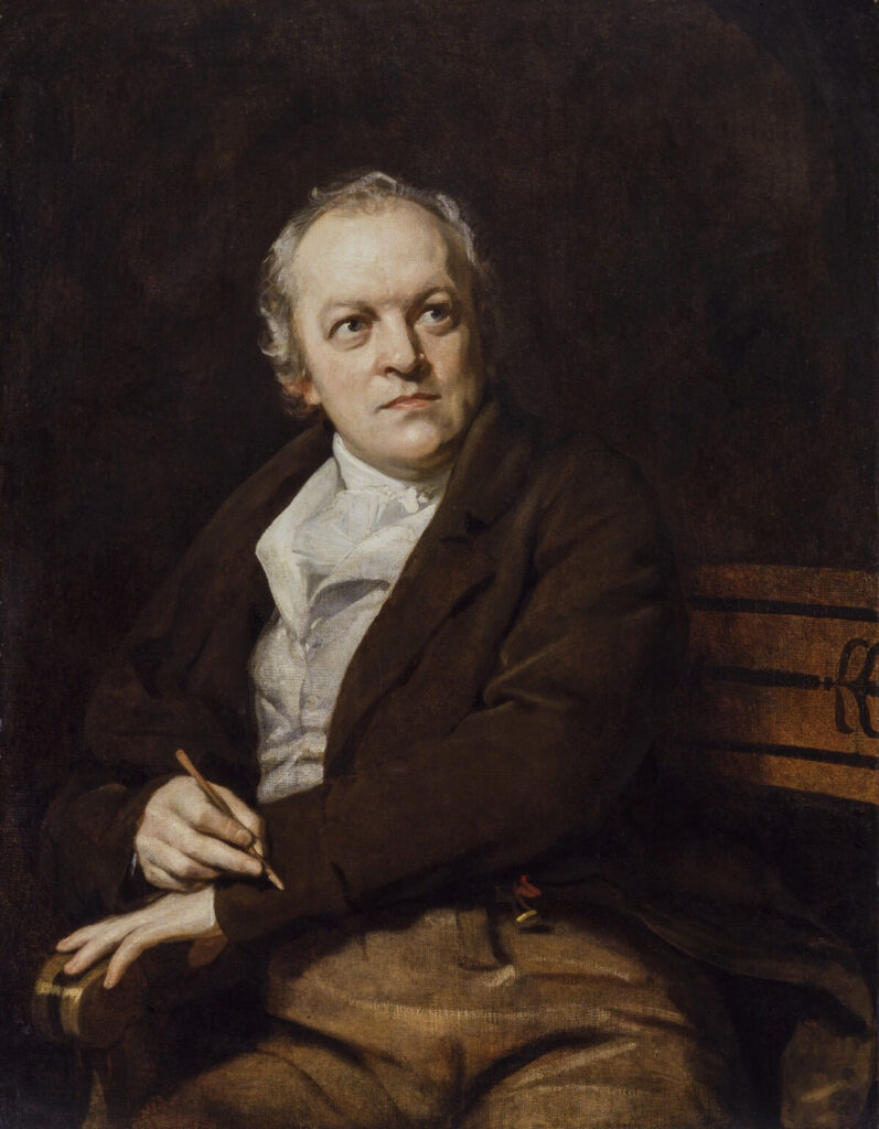 Expertise des œuvre de l'artiste et présentation de celui-ci, autoportrait de l'artiste "William Blake"